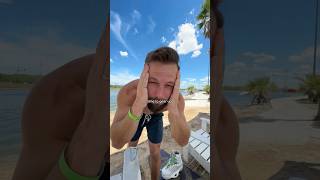 Wakeboarding during an oil change is maximum efficiency camperlife vlog rvlife [upl. by Adav]