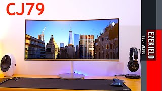 Samsung CJ79 ThunderBolt 3 QLED Curved Monitor REVIEW [upl. by Anazraf915]