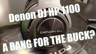 Reviewing the Denon DJ HP 1100 Amazing sound quality [upl. by Areikahs]