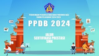 Tata Cara Pendaftaran PPDB Jalur Sertifikat Prestasi SMK 2024 [upl. by Accebar]