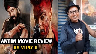 Antim Review  By Vijay Ji  Salman Khan  Aayush Sharma  Mahima Makwana  Mahesh Manjrekar [upl. by Millham]