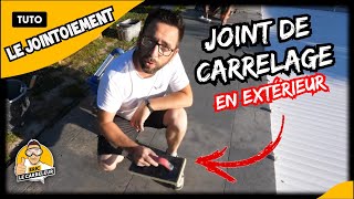 Comment faire des joints de Carrelage en exterieur [upl. by Stamata]