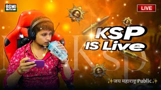 जय महाराष्ट्र public🚩👑🌍🧡  MR KSP  BGMI LIVE STREAM CLASSIC GAMEPLAY [upl. by Nena]