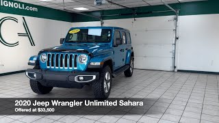 2020 Jeep Wrangler Unlimited Sahara [upl. by Ginny]