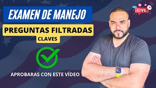 🔴 EXAMEN TEORICO DE MANEJO 2024 I Aprobarás con estas preguntas 🔥 🔥 🔥 [upl. by Aihcropal]