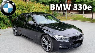 BMW 330e 20184K POV test drive [upl. by Anyel]