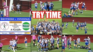 2023 Try Time  FNQRL Grand Final AGrade  Cairns Brothers v Innisfail Leprechauns 9923 HD 1080 [upl. by Cardon]