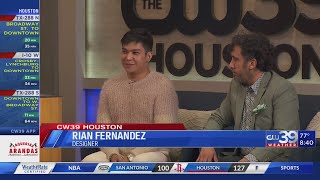 CW39 Designer Rian Fernandez featured at quotThe Grid Showquot Fashion Week Houston Part 1 [upl. by Chelsey]