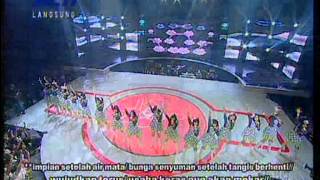 Mega Concert JKT48  17th July 2012  Shonichi  Hissatsu Teleport with Lyrics [upl. by Christen]