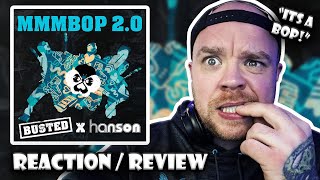 BUSTED f HANSON  MMMBOP 20  REACTION  REVIEW [upl. by Kcinimod713]