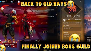 AFTER 3 YEARS 🔥SK SABIR ND SUDIP SARKAR 💀BACK TO BOSS GUILD✌️ INDIAS NO 1 GUILD 🔴GARENA FREE FIRE 😈 [upl. by Ennairoc]