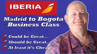 Flight Review  Iberia Business Class Madrid to Bogota  A350 [upl. by Mcclimans275]