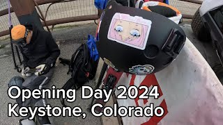 Opening Day 2024  Keystone Colorado Skiing Snowboarding ski youtube [upl. by Tiram]