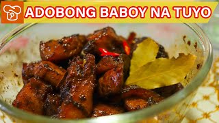 How to Cook Adobong Baboy na Tuyo  Pinoy Easy Recipes [upl. by Atikel692]