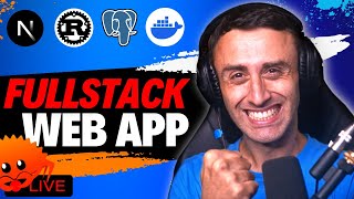 Full Stack App Nextjs 14 Rust Postgres Docker [upl. by Finbar]