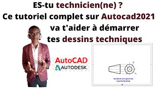 Complet tutoriel Autocad2021 de A à Z pour débutantacquérir les bases autocad apprendre bases [upl. by Gwenn]