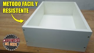 Como hacer cajones paso a paso para gabinete de cocina [upl. by Eeneg]