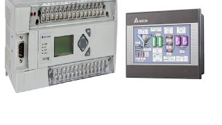 Communication between Allen Bradley Micro logix PLC and Delta HMI [upl. by Edrea]