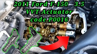 2011 Ford F150 35 Cómo cambiar el actuador o el solenoide de tiempo variable VVT código P0016 [upl. by Payne]