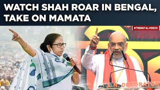 Lok Sabha Election 2024 BJP Begins Bengal Campaign With Amit Shahs CAA Vow Uproot Mamata Call [upl. by Meensat]