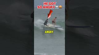 SURFER FIGHTS In HURRICANE🙏☠️ viral capcut capcutcaptions shortvideos surf beach viral [upl. by Hairem]