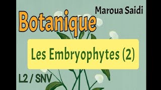 Botaniqueles Embryophytes 1les bryophytes partie 2 [upl. by Harwill]