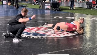 NIA HAGLER vs Emma Bohn  Freestyle State  Junior Div  Match 1 [upl. by Nortyad537]