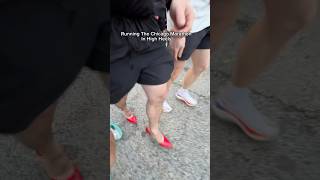 Curtis Hargrove running the Chicago Marathon in High Heels Find out why [upl. by Ubald843]