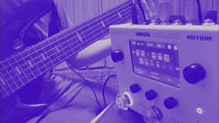 Hotone Ampero II Stomp Bass Tone Test [upl. by Nednil390]