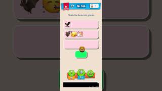 IQ Boost Level 144🎉Divide the items into groups gaming iq braingames trending games [upl. by Cirederf]