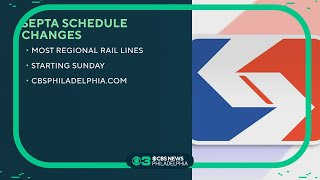 SEPTAs Regional Rail schedule changes [upl. by Cirdek]