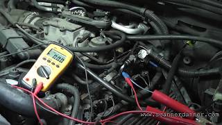 How to test a fuel injector circuit with basic tools open control wire [upl. by Milford]