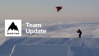 The BurtonTeams Sunrise Shoot at Cardrona  Burton Team Update [upl. by Retniw]