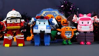 Happy Halloween  Toy Ver  Music Video  Halloween Kids Songs  Robocar POLI  Nursery Rhymes [upl. by Ahoufe]