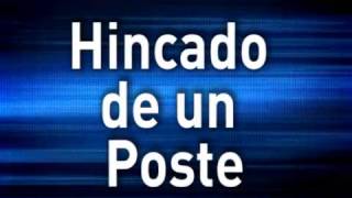 VIDEO 4 Hincado de poste ECA [upl. by Hnamik]