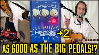 TC Helicon  HARMONY SINGER 2 Impressive Little Vocal Pedal [upl. by Ellesirg]