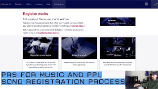 PRS For Music And PPL  Song Registration Process [upl. by Teria]