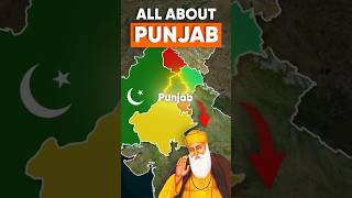 All About Punjab in one minute punjab geography youtubeshorts [upl. by Ynafets]