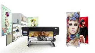 Hp DesignJet Z6800 Photo Production Printer [upl. by Terina]