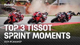 Top 3 Tissot Sprint Moments 🤯  2024 CatalanGP [upl. by Underwood]