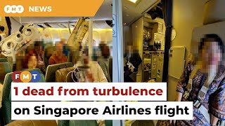 1 dead after severe turbulence on Singapore Airlines flight [upl. by Dyche262]