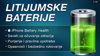 Litijumske Baterije  Battery Health  Saveti za pravilnu i bezbednu upotrebu [upl. by Arabele199]