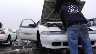 Pulling Junkyard Car Parts Tutorial DIY [upl. by Kammerer]