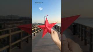 diy paper star ⭐ How to make ninja star diy papercraft [upl. by Attlee]