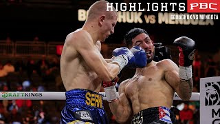 Bohachuk vs Mendoza HIGHLIGHTS March 30 2024  PBC on Prime [upl. by Trevorr]