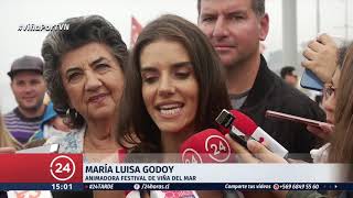 Animadora de Viña 2019 realizó actividades en playa Los Marineros  24 Horas TVN Chile [upl. by Patrick]