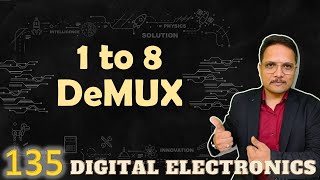 1 to 8 Demultiplexer Explained Working Truth Table Boolean Expression Circuit and Designing [upl. by Beverie]