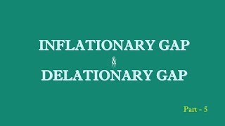 Inflationary Gap amp Deflationary Gap Part 5 Monetary Measures [upl. by Hadihahs]