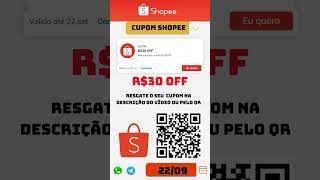 NOVO Cupom Shopee Setembro 2024 І Cupom de Desconto Shopee Setembro 2024 Cupom Shopee promoção [upl. by Bernstein343]