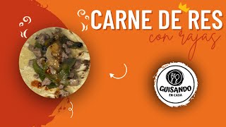 ¡Échate un taco de carne con rajas [upl. by Hillie]